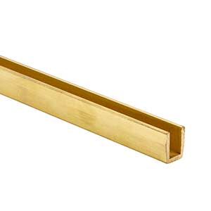 Brass Curved Channel